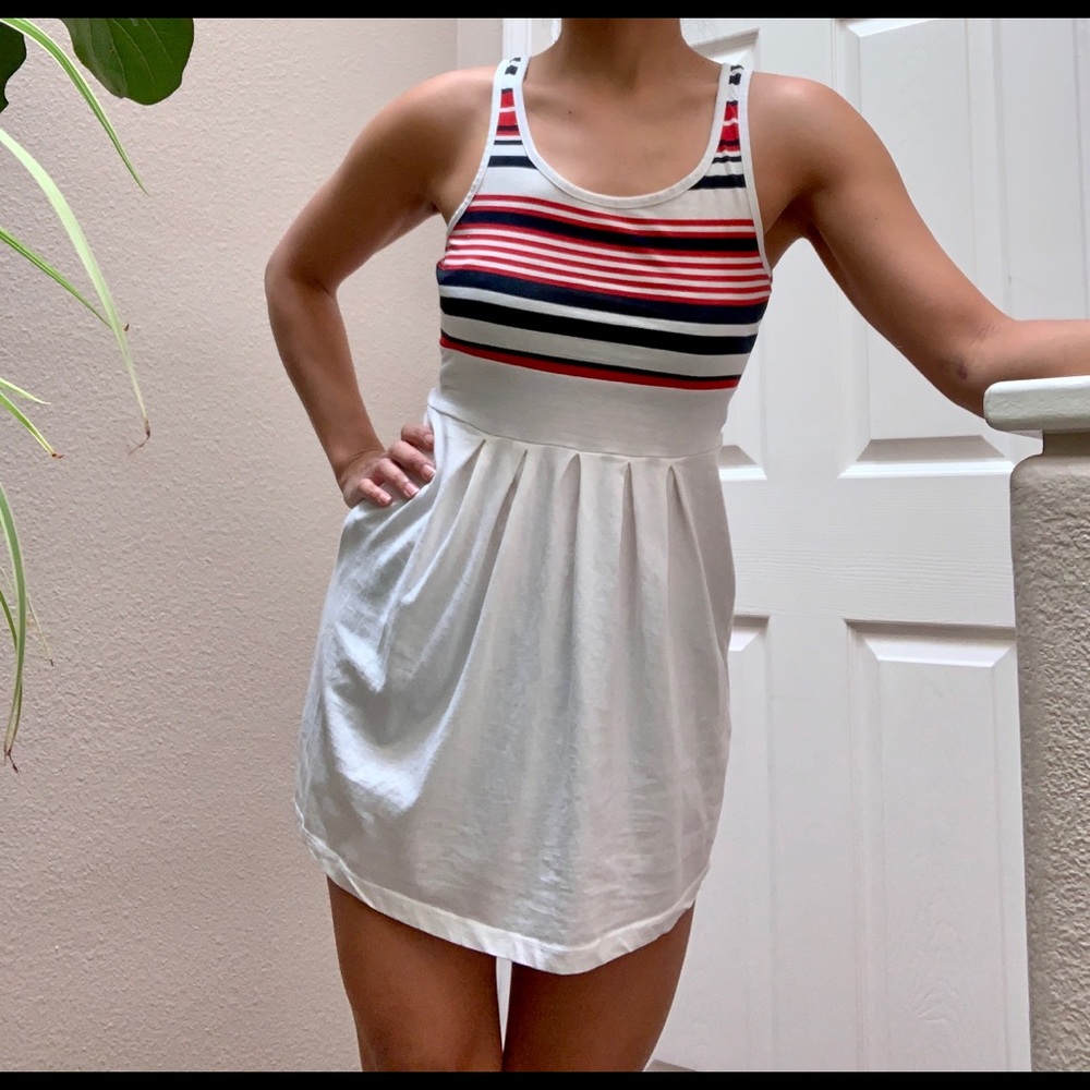 Red, white and blue stripe sundress or top